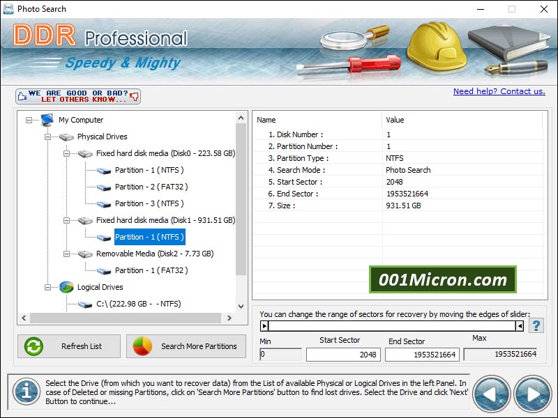 Download Windows Recovery 5.8.4.1  
