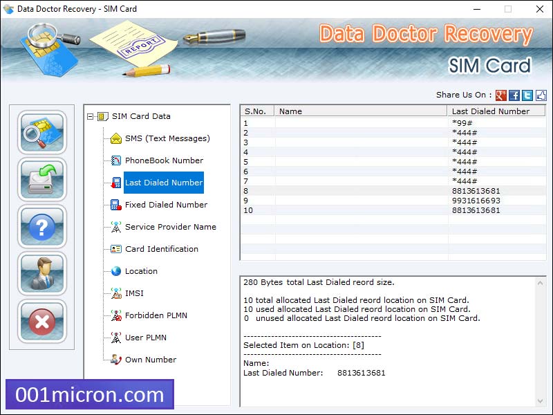 SIM Data Recovery Software