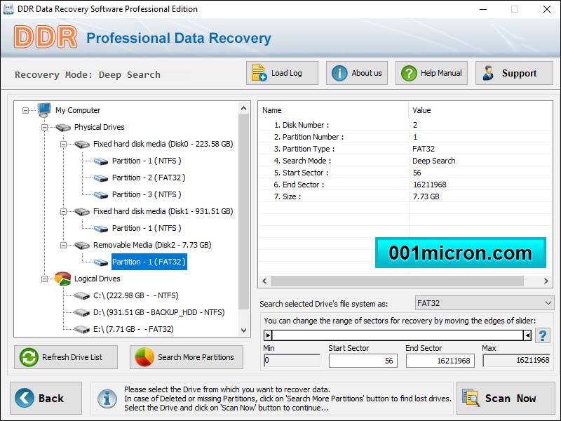 File Recovery Free screen shot